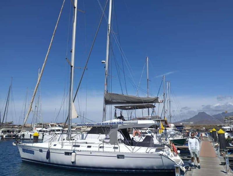 3h Whale Watching Private tour Beneteau Oceanis 440 - Setting sail from Puerto Colón