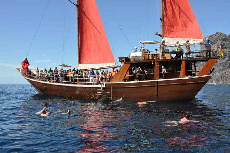 Adeje: Whale Watching, Lunch & Swim Stop at Los Gigantes - The return sail to Puerto Colón