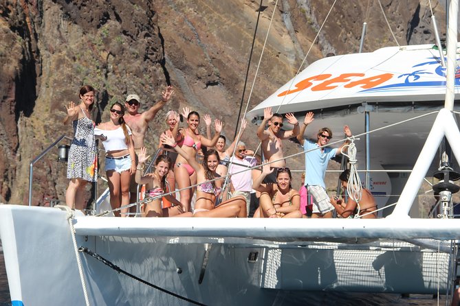 Dolphin and Whale Watching Catamaran Cruise from Funchal - The Cabo Girão swimming stop
