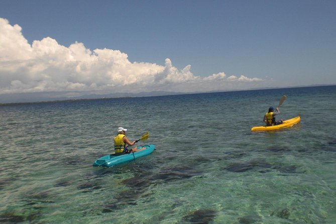 Fijian Islands and Snorkel Full-Day Whales Tale Cruise including Beach BBQ Lunch - Arriving at the uninhabited island