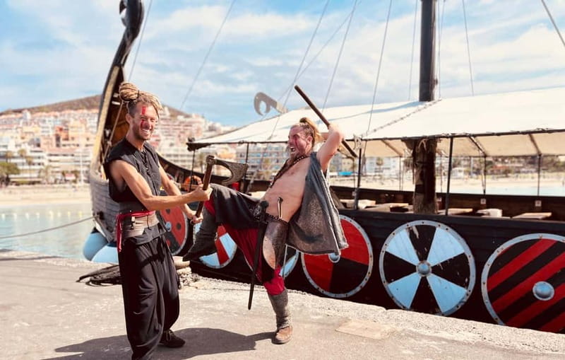 Los Cristianos: Whale Watching Cruise w/Swim Stop & Drinks - How the Viking entertainment works