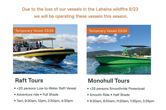 Maui Eco-Raft Tour: Eye-Level Whale or Dolphin Watching - Lahaina - What happens from Front Street to the open water