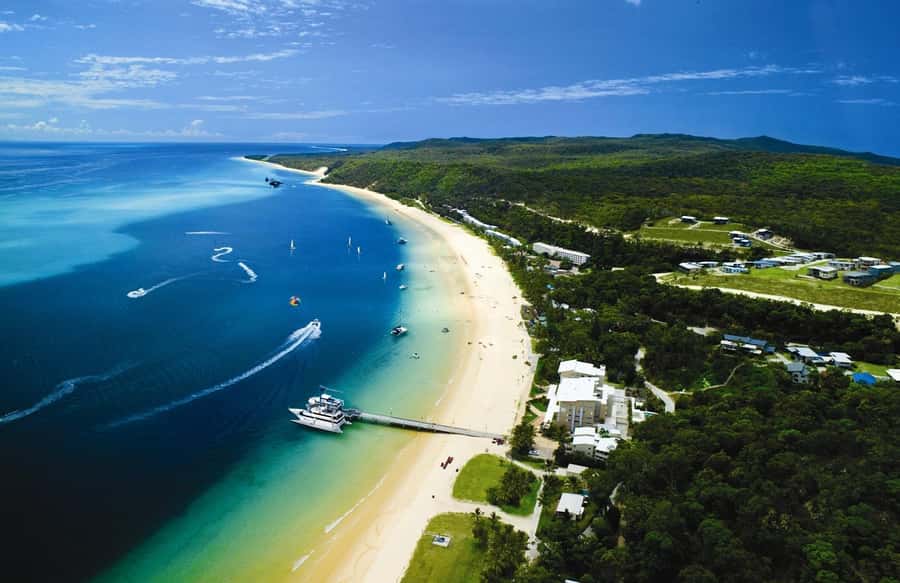 Moreton Island: Tangalooma Day Trip & Whale Watching Cruise - A short arrival at Tangalooma Island Resort
