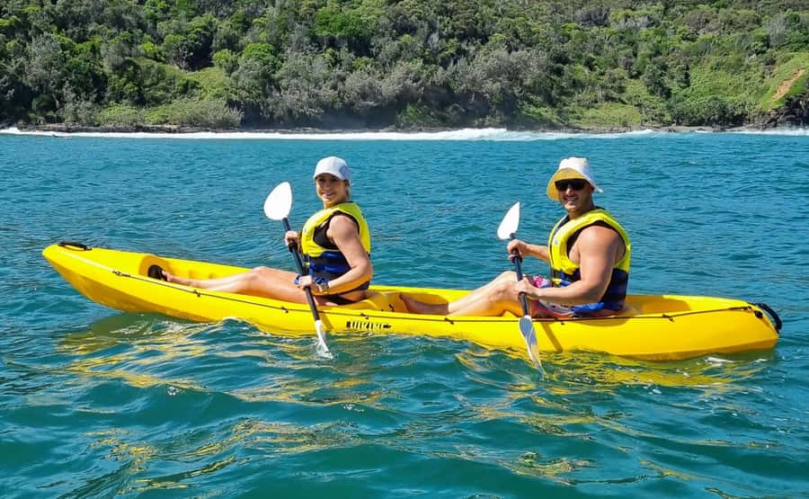 Noosa: Epic Whale Watching Ocean Kayak Tour & Beach 4X4 - Thirty minutes to settle in at Double Island Point