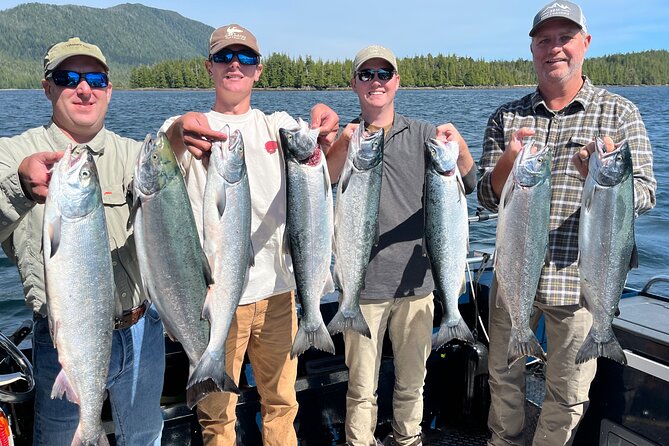 Private Ketchikan Fishing Combo & Whale Watching/ Wildlife 5 HR - What the listed stops mean for your day