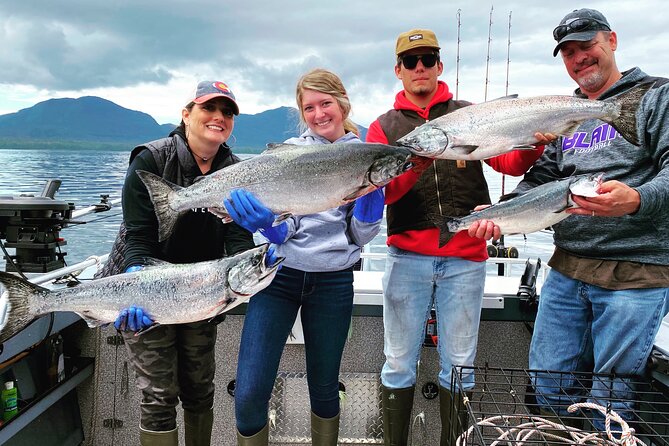 Private Ketchikan Fishing Combo & Whale Watching/ Wildlife 5 HR - Salmon and halibut are the main event