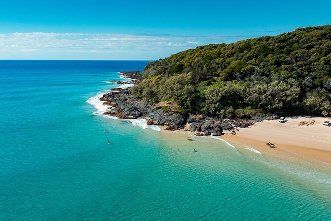 Rainbow Beach: Whale Watching Ocean Kayak Tour & Beach 4X4 - A quiet way to watch whales at Double Island Point