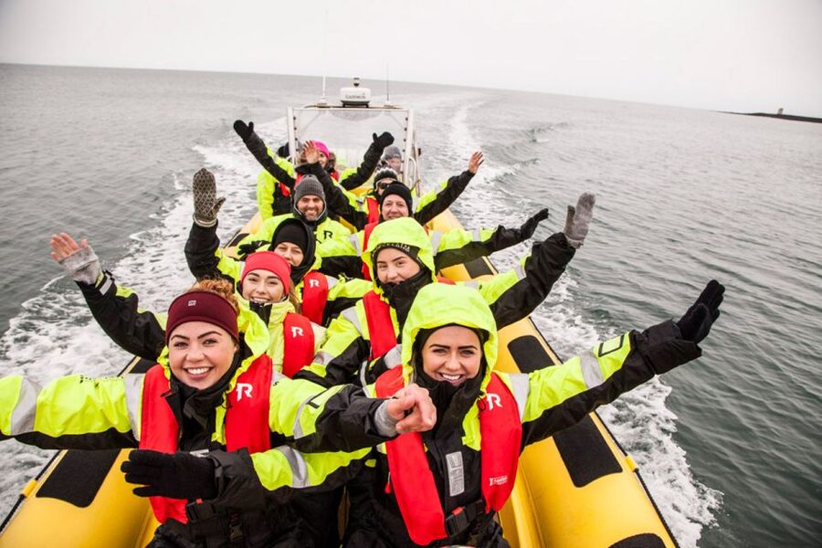 Reykjavik: Whale Watching by RIB Speedboat - What the 12-seat RIB feels like