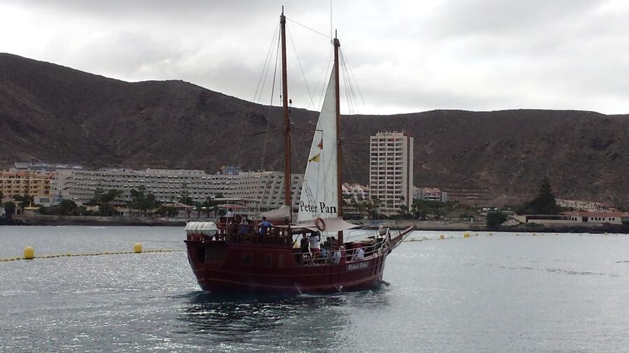 Tenerife: Whale & Dolphin Watching Cruise with Swim Stop - Setting out from Los Cristianos on a pirate ship