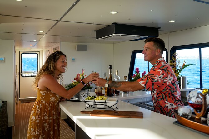 Whale Watch and Turtles Snorkel - The open bar comes after you leave the water